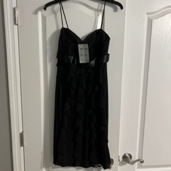 Cache Women's Dress Rhinstone Broach Bow 6 Black - Picture 3 of 16